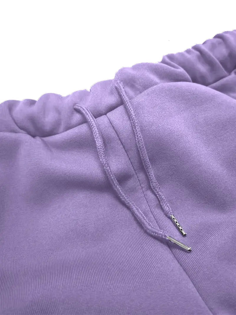 Women'S Fashion Casual Letter Pattern Print Suit Women'S Autumn And Winter High-End Fashionable Street-Style Age-Reducing Plus Velvet Hooded Sweatshirt Casual Pants Two-Piece Suit Casual Versatile Hooded Suit Women'S Clothing Women'S Suit Gift Choice