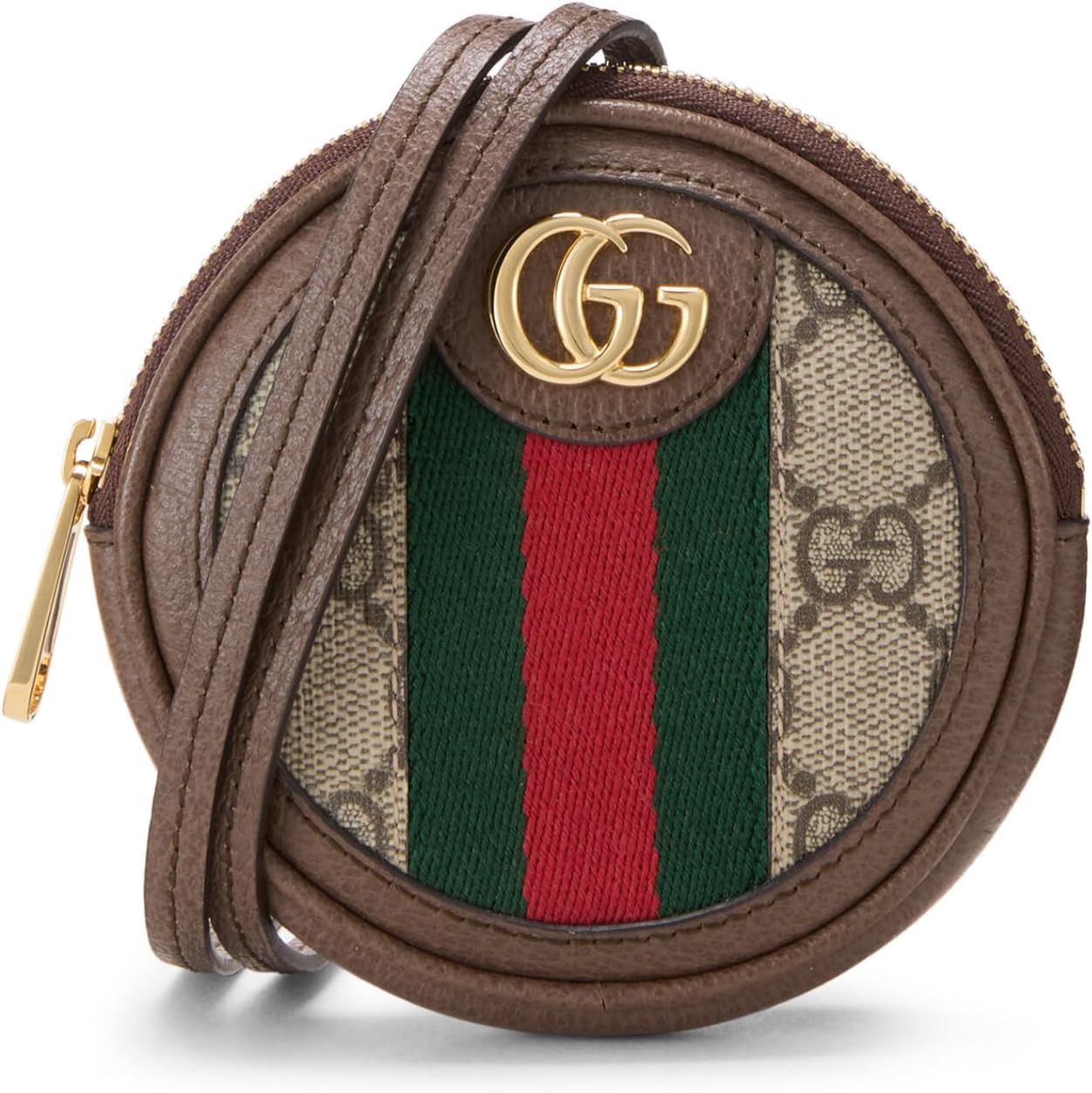 Pre-Loved Original GG Supreme Ophidia Round Coin Purse, Brown