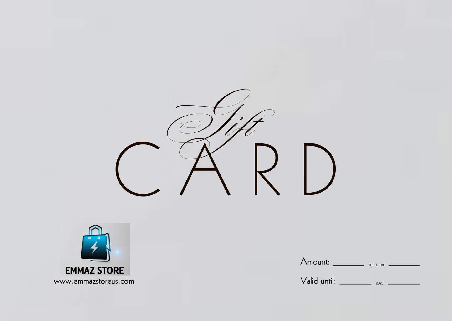 Emmaz Store Gift Card