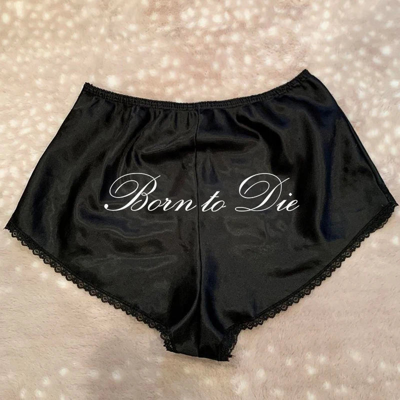 Grunge Gothic High street Y2K Shorts Harajuku Letter Print Fashion Punk Vintage Half pants Hip Hop Oversized Casual Pants E-girl