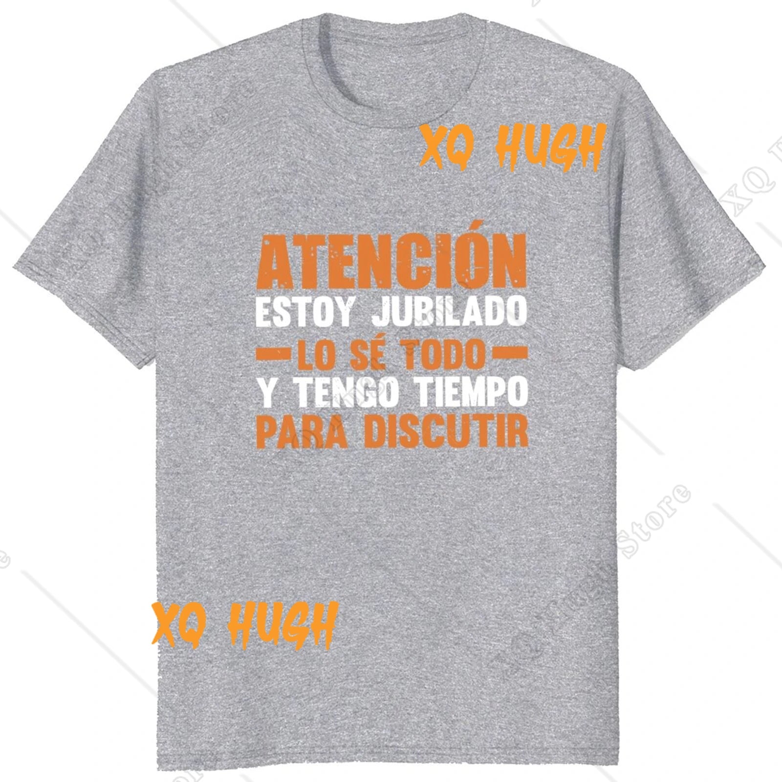 Spanish Retirement Retires Papa Grandpa Dad Gift Tee Tops 100% Cotton Soft Unisex Casual T-shirts Retro I'm Retired Harajuku