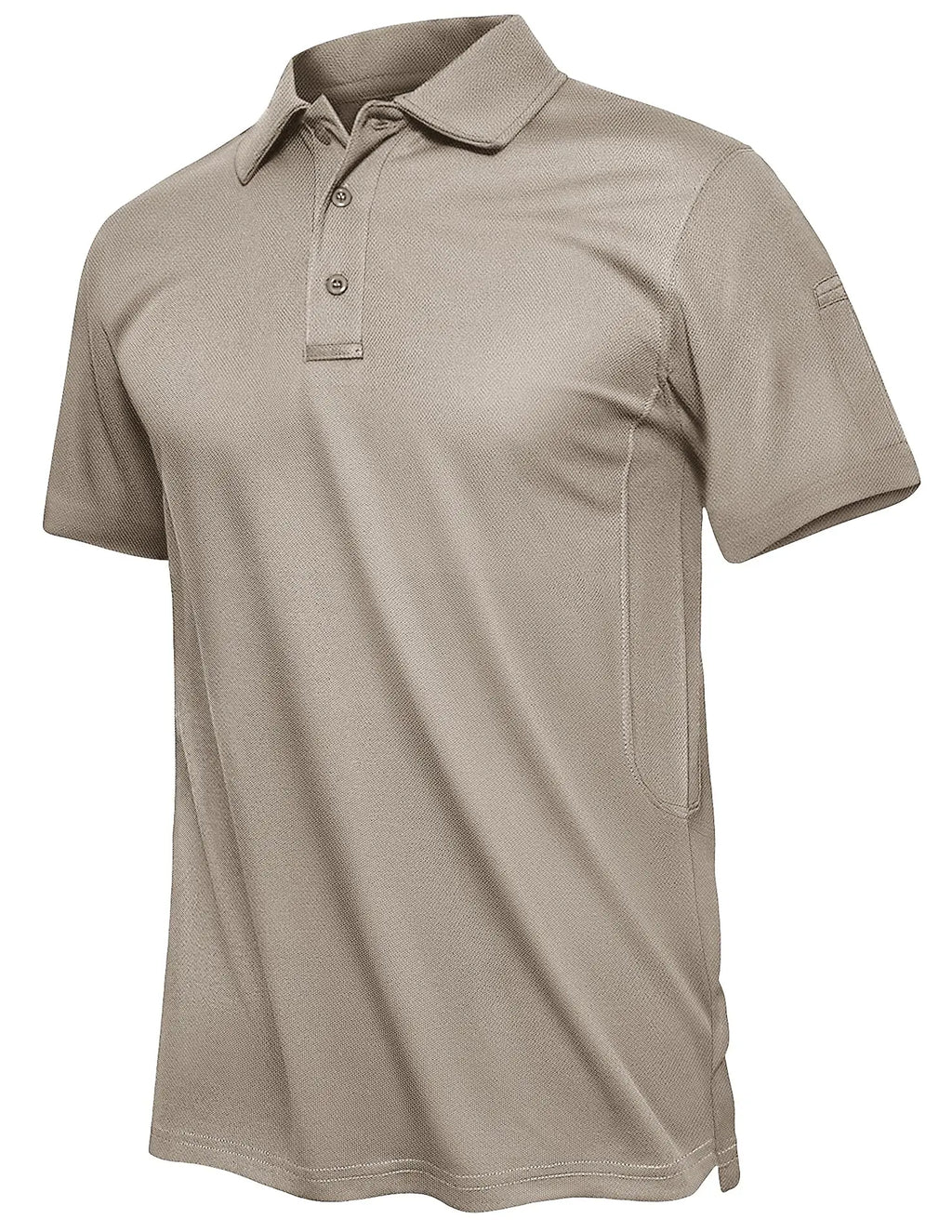 TACVASEN Summer Polo Tee Shirts Men's Short Sleeve Quick Dry T-shirt Breathable Work Shirt Fishing Hiking Golf Polos Top Man