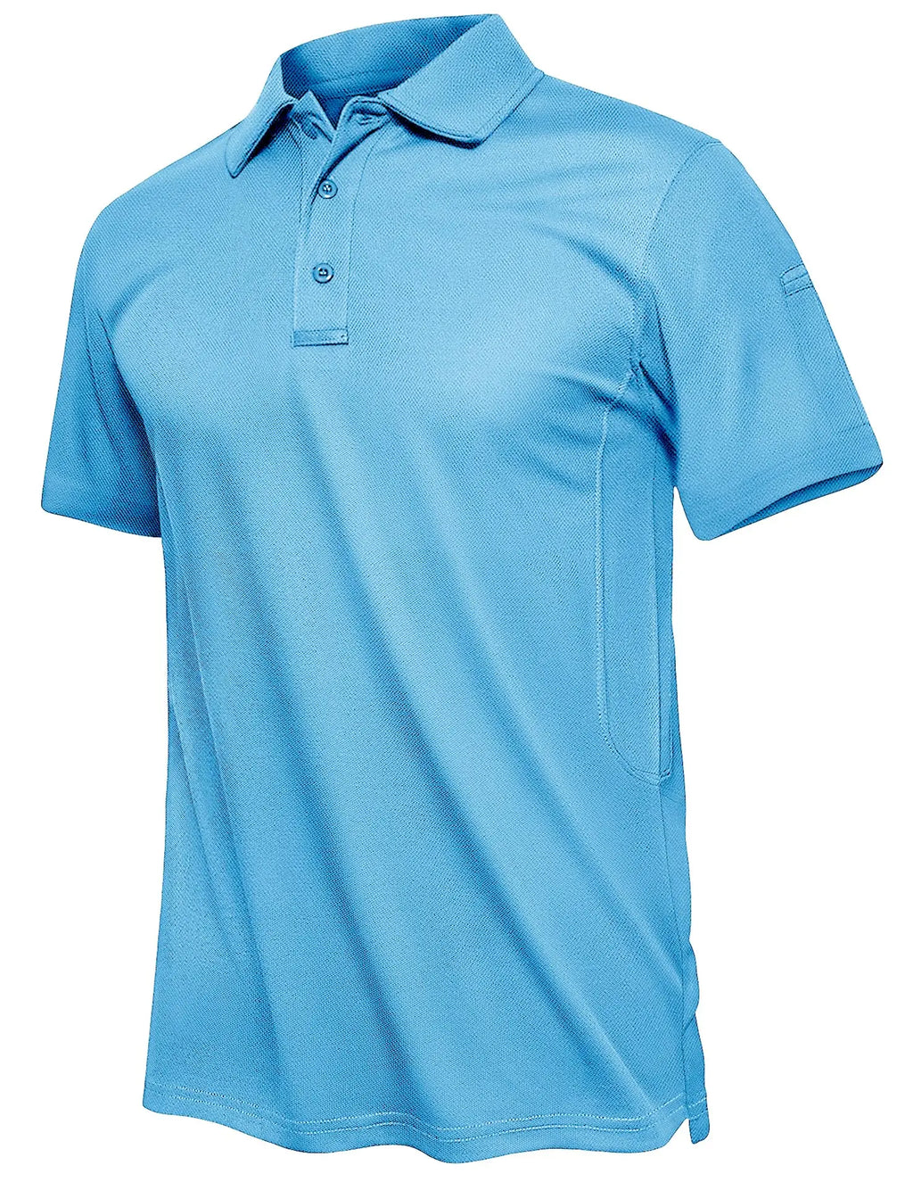 TACVASEN Summer Polo Tee Shirts Men's Short Sleeve Quick Dry T-shirt Breathable Work Shirt Fishing Hiking Golf Polos Top Man