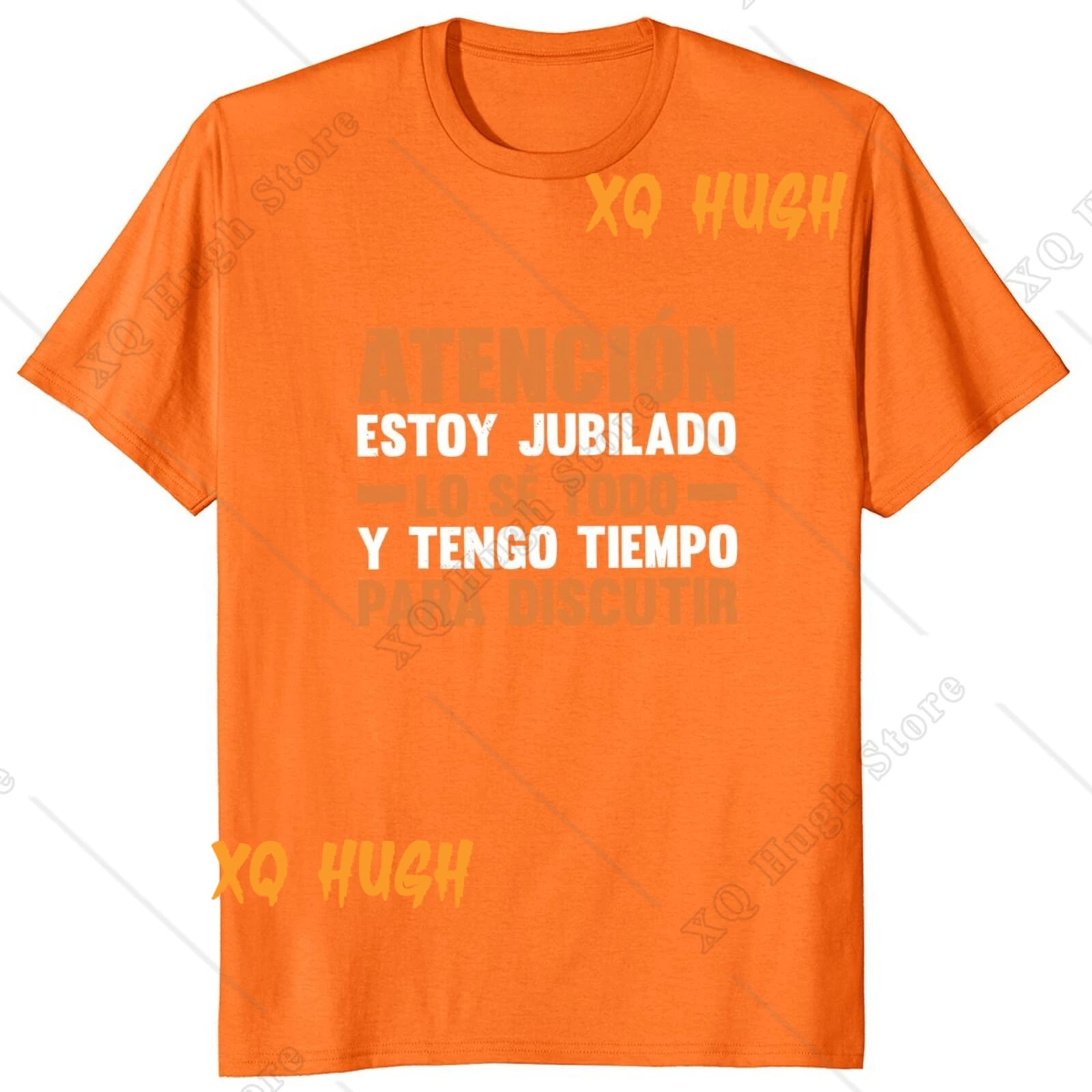 Spanish Retirement Retires Papa Grandpa Dad Gift Tee Tops 100% Cotton Soft Unisex Casual T-shirts Retro I'm Retired Harajuku