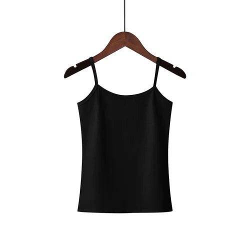 2025 Spring Summer Tank Tops Women Sleeveless Big Size T Shirt Ladies Vest Singlets Camisole Cotton Ladies Vest 16 Colors 3XL