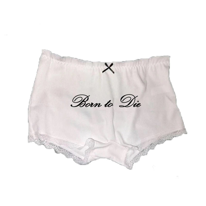 Grunge Gothic High street Y2K Shorts Harajuku Letter Print Fashion Punk Vintage Half pants Hip Hop Oversized Casual Pants E-girl