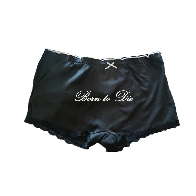 Grunge Gothic High street Y2K Shorts Harajuku Letter Print Fashion Punk Vintage Half pants Hip Hop Oversized Casual Pants E-girl