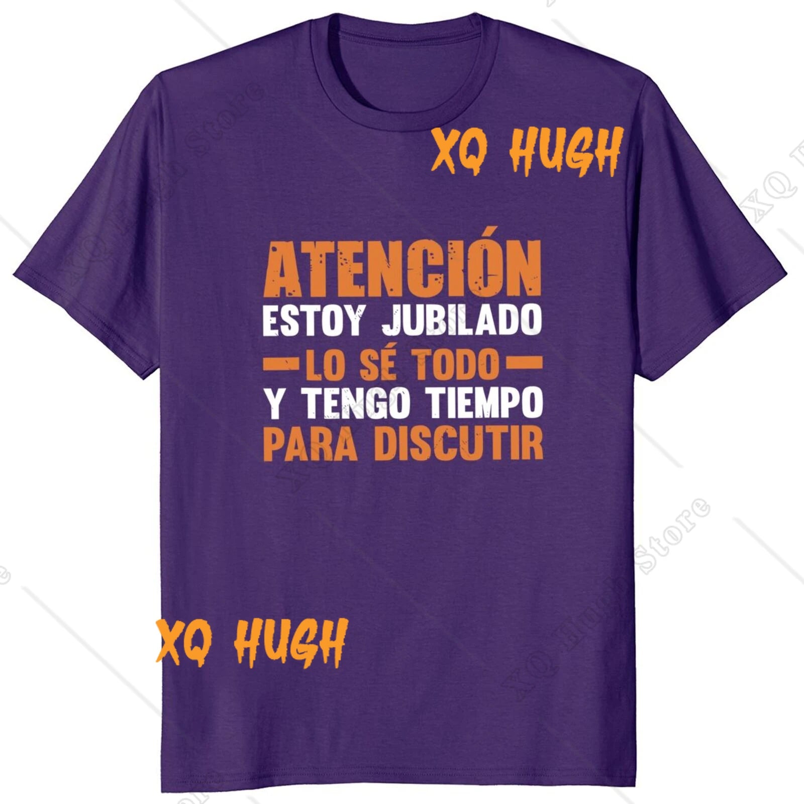 Spanish Retirement Retires Papa Grandpa Dad Gift Tee Tops 100% Cotton Soft Unisex Casual T-shirts Retro I'm Retired Harajuku