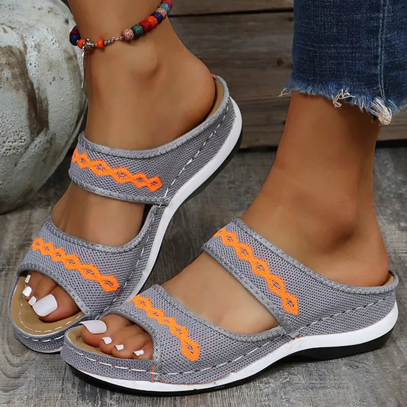 Customizable 2025 New UZZDSS Women Sandals Orthopedic Slippers Summer Shoes Tailor-made Suits WTX372803