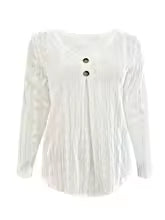 European & American Autumn Cut-Out V-Neck T-Shirt | Casual Fashion Top