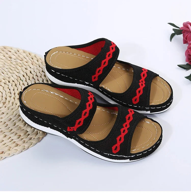 Customizable 2025 New UZZDSS Women Sandals Orthopedic Slippers Summer Shoes Tailor-made Suits WTX372803