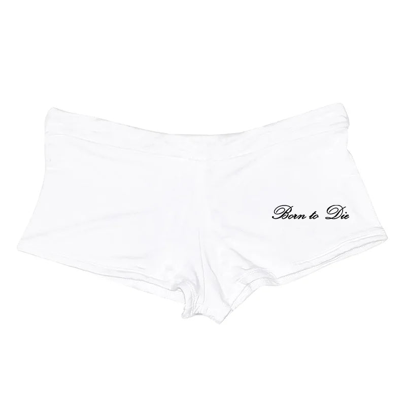 Grunge Gothic High street Y2K Shorts Harajuku Letter Print Fashion Punk Vintage Half pants Hip Hop Oversized Casual Pants E-girl