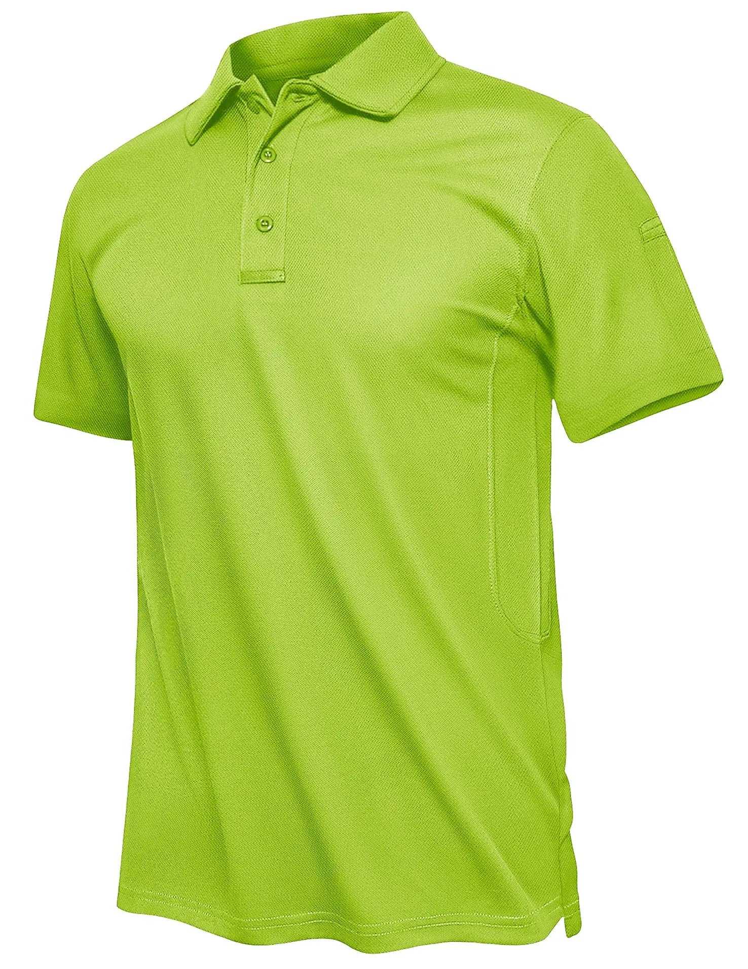 TACVASEN Summer Polo Tee Shirts Men's Short Sleeve Quick Dry T-shirt Breathable Work Shirt Fishing Hiking Golf Polos Top Man