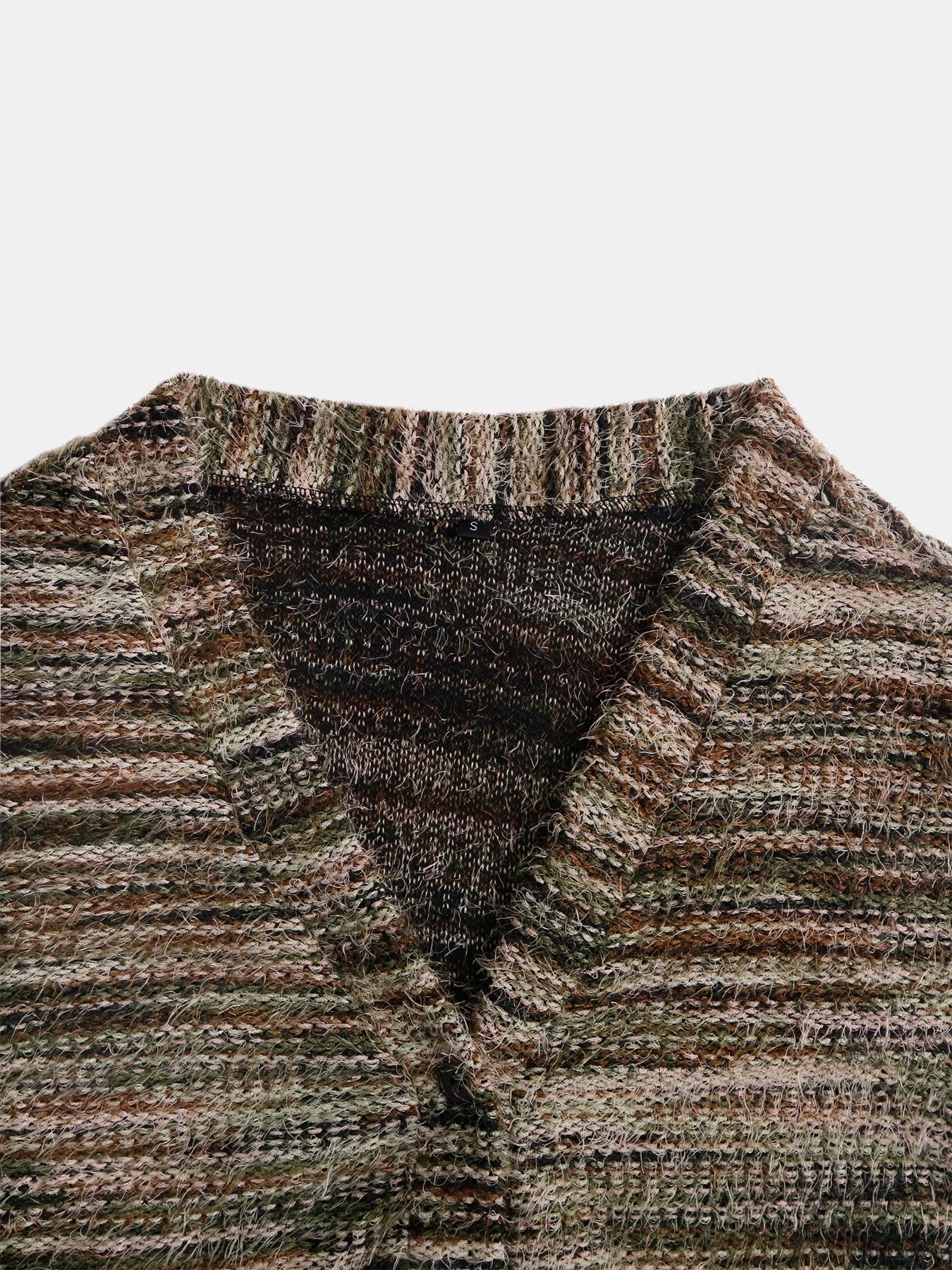 Women's Y2K Drop Shoulder Striped Cardigan, Loose-Fitting Knit Sweater with Buttons, Fall & Winter Fashion, Casual Style