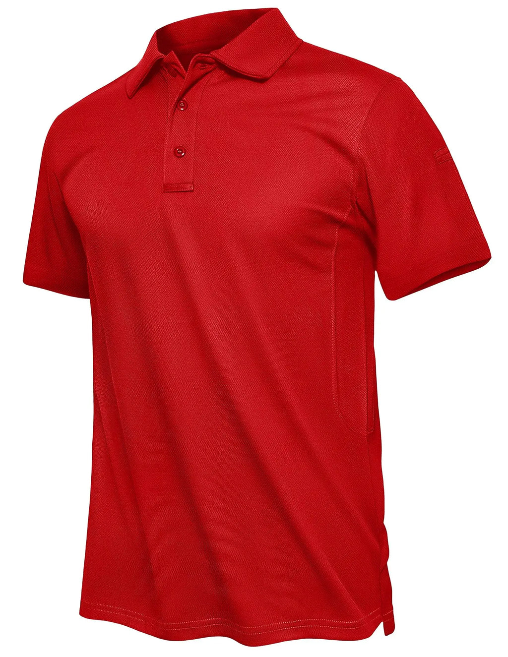 TACVASEN Summer Polo Tee Shirts Men's Short Sleeve Quick Dry T-shirt Breathable Work Shirt Fishing Hiking Golf Polos Top Man