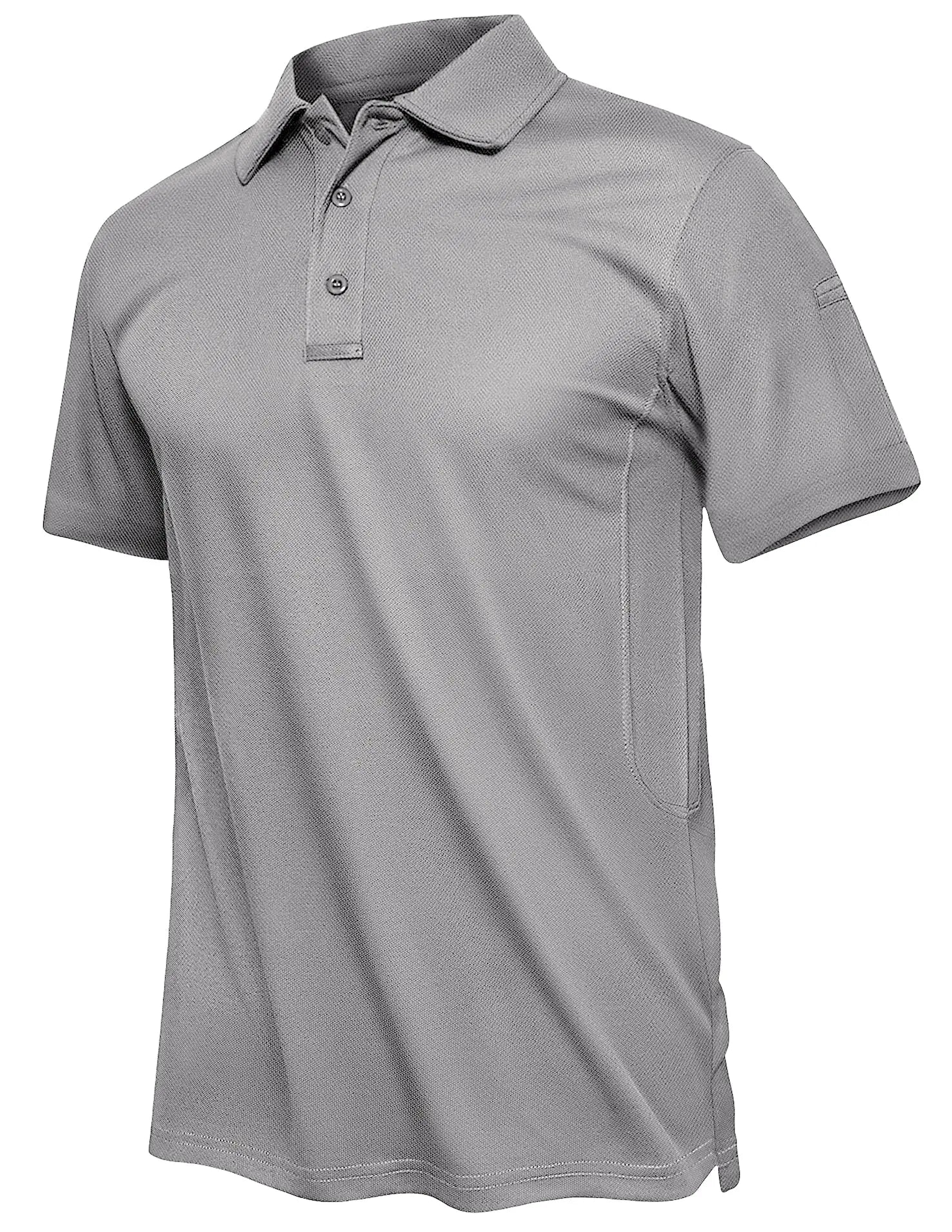 TACVASEN Summer Polo Tee Shirts Men's Short Sleeve Quick Dry T-shirt Breathable Work Shirt Fishing Hiking Golf Polos Top Man