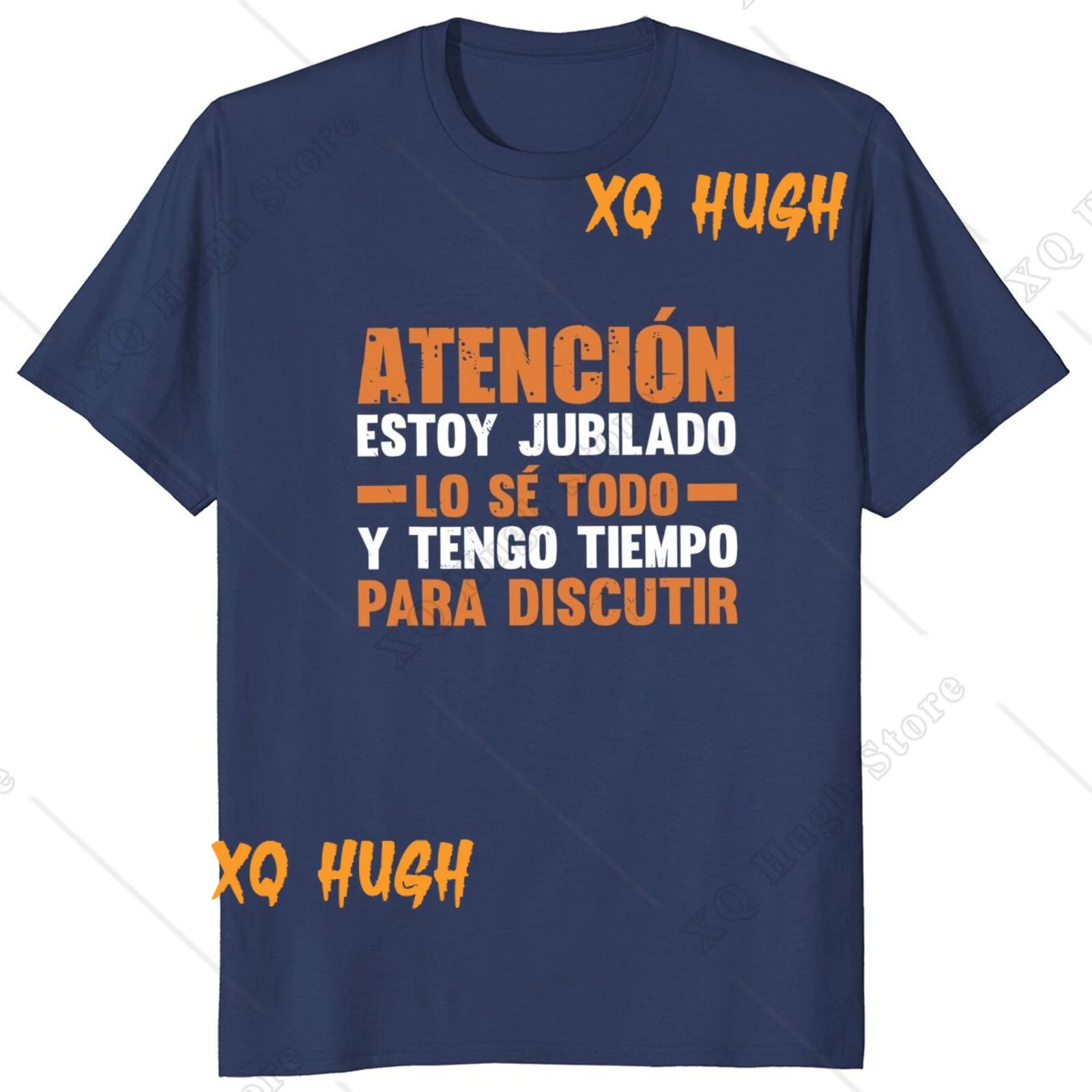 Spanish Retirement Retires Papa Grandpa Dad Gift Tee Tops 100% Cotton Soft Unisex Casual T-shirts Retro I'm Retired Harajuku